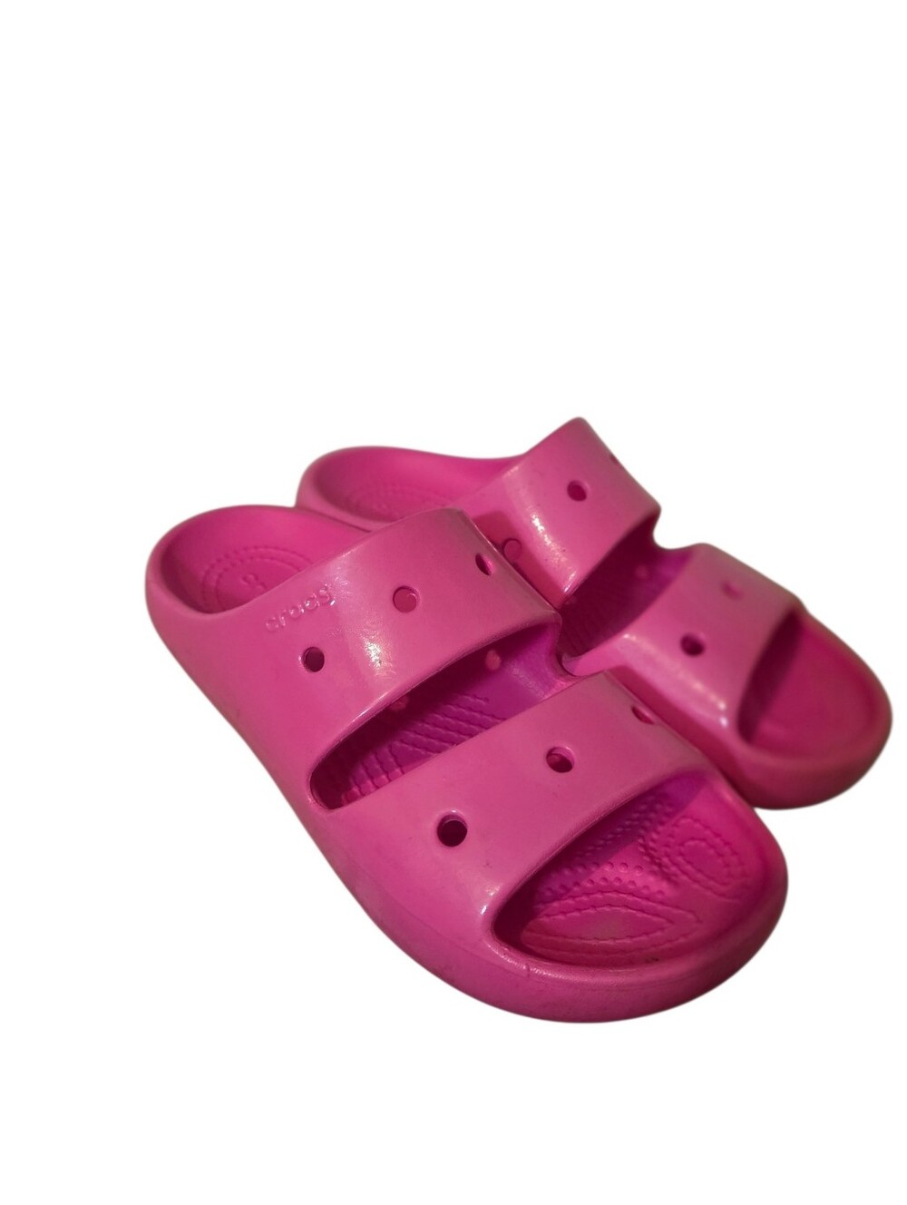 Crocs Classic Slip On Sandals Electric Pink